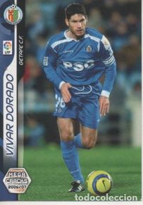 Colecionismo desportivo: Cromo E004176: Trading Card. Mega Cracks 06-07. nº 137 Vivar Dorado. Medio. Getafe C.F. - LPF